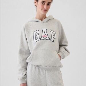 GAP Light Gray Athletic Hoodie